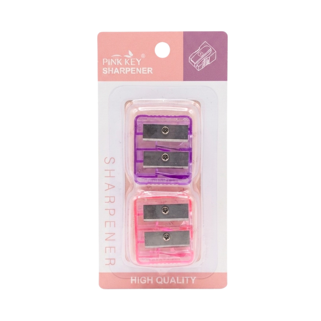 KIT DE SACAPUNTAS X2 UNIDADES PINK KEY*