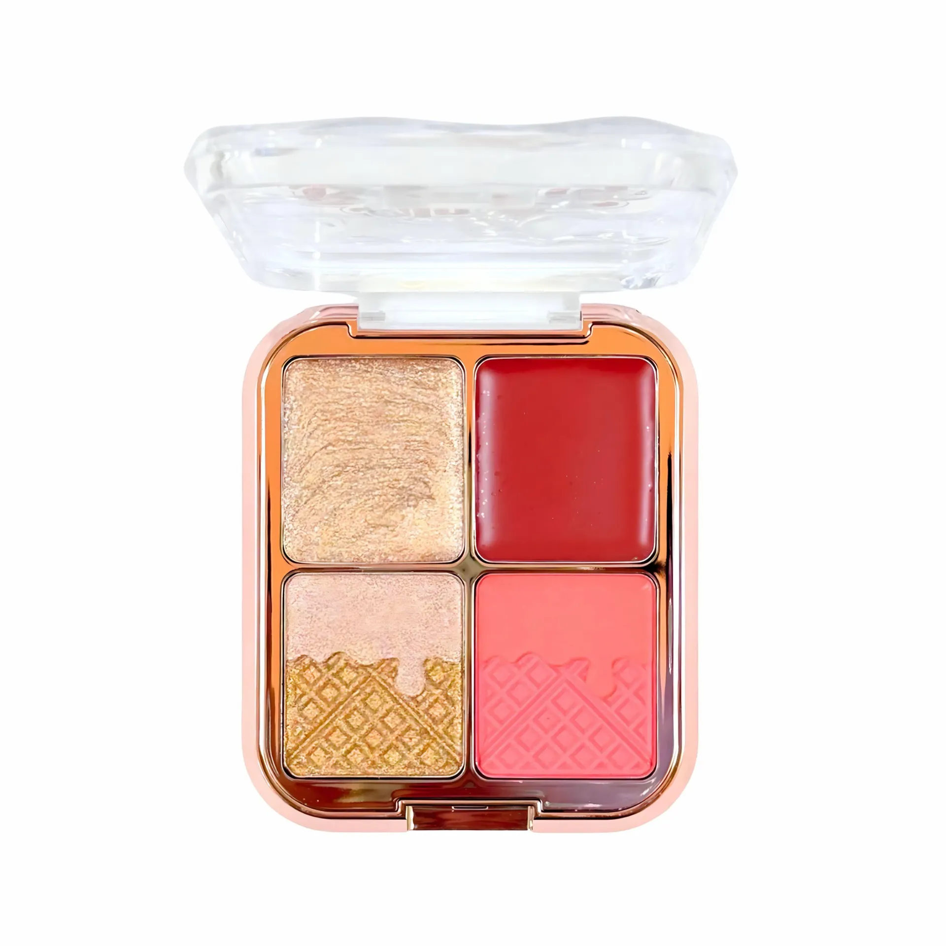 PALETA FACIAL RUBOR E ILUMINADOR BLUSH BLOOM ALMA BEAUTY