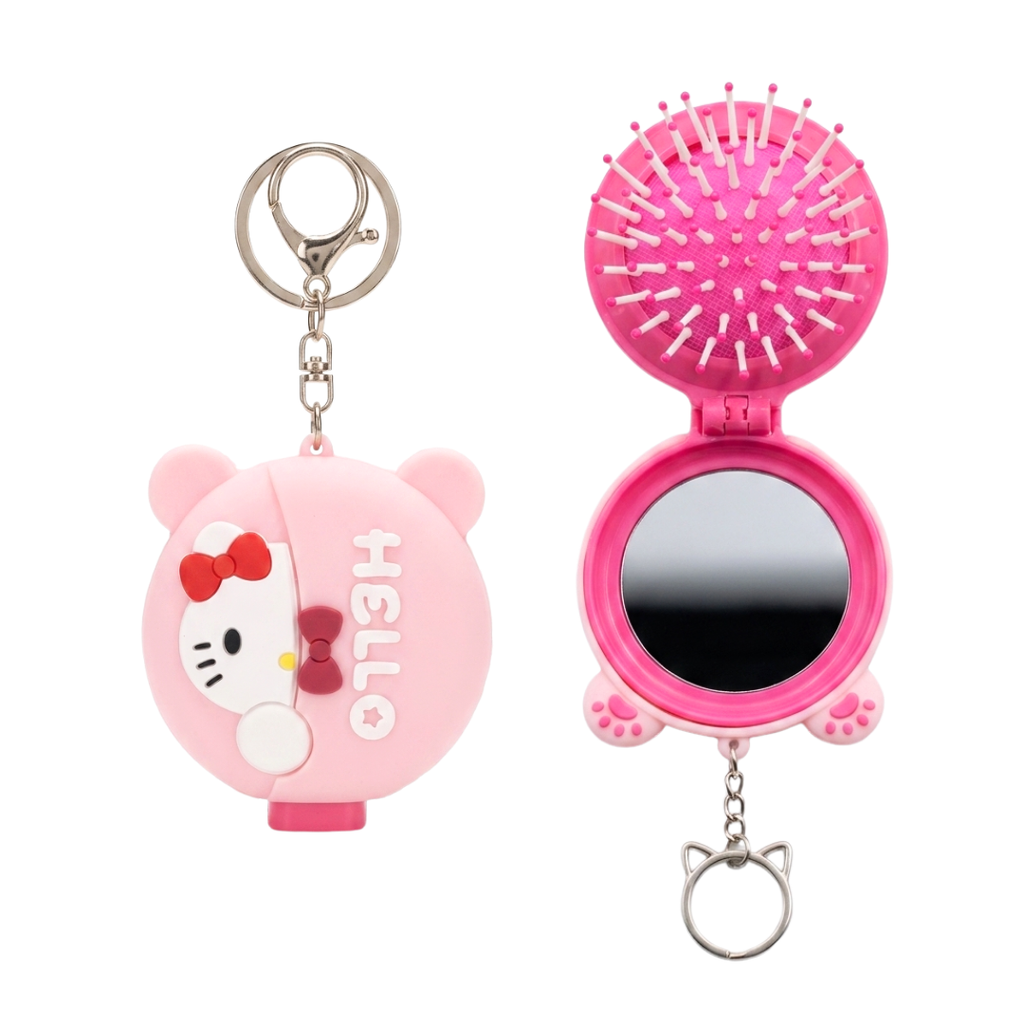 CEPILLO CON ESPEJO HELLO KITTY