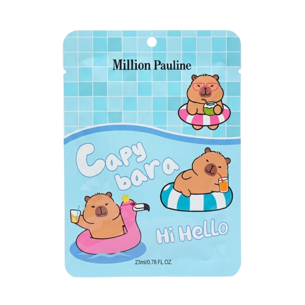 MASCARILLA EN VELO FACIAL CAPIBARA MILLION PAULINE