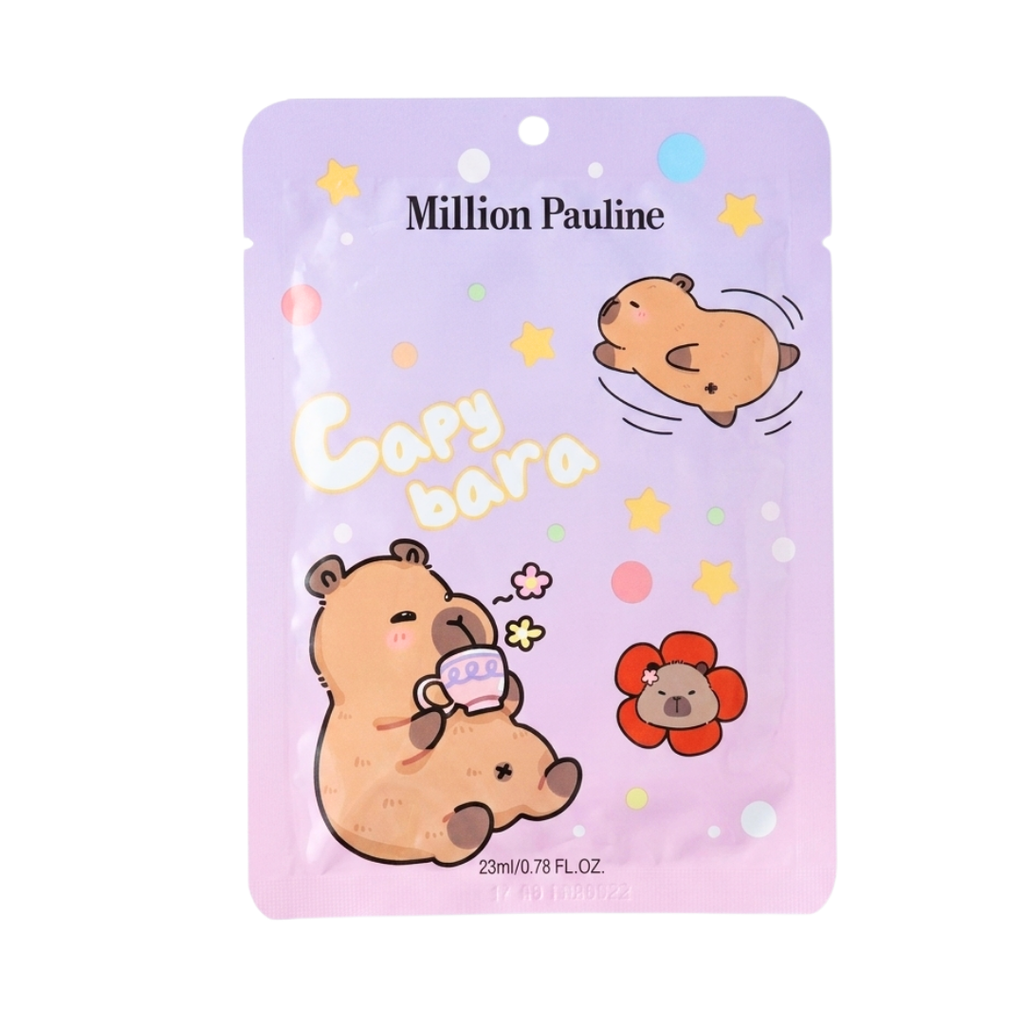 MASCARILLA EN VELO FACIAL CAPIBARA MILLION PAULINE