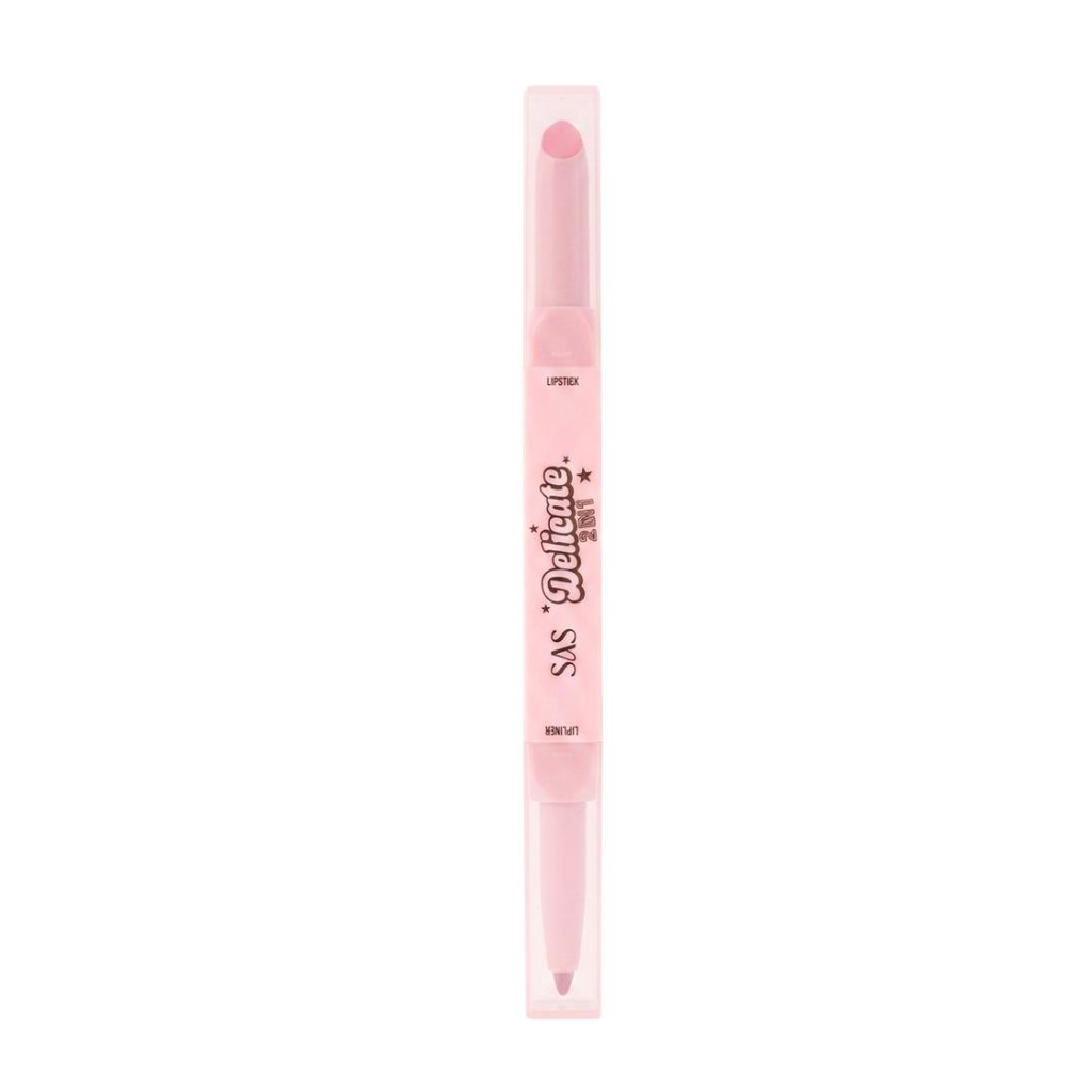 DÚO LABIAL Y DELINEADOR DE LABIOS DELICATE SAS