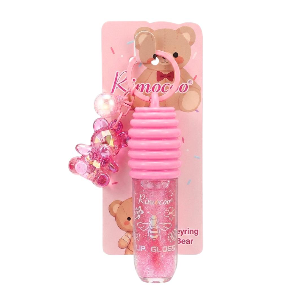 LIP GLOSS BEAR CON CHARM RIMOCOO