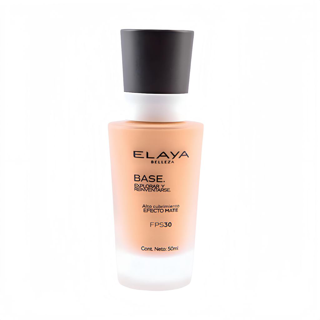 BASE LÍQUIDA MATTE ELAYA BELLEZA (ESPRESSO)