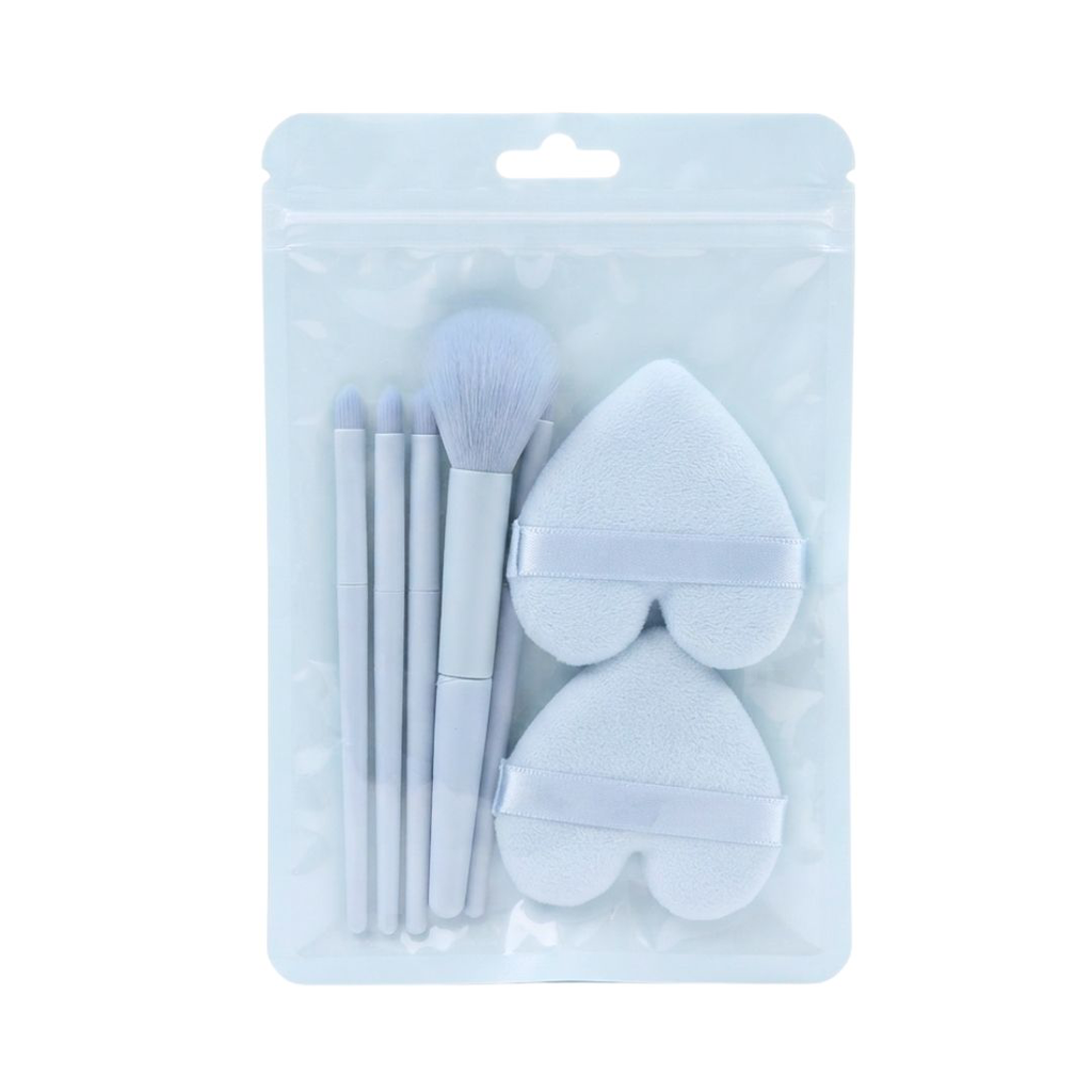 KIT DE BROCHAS X4 PIEZAS Y BORLAS