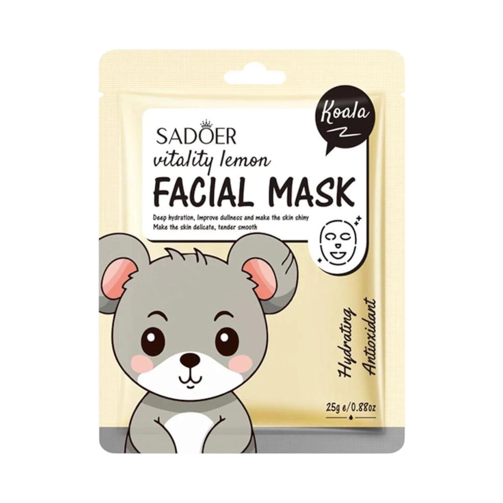 MASCARILLA EN VELO VITALITY LEMON SADOER