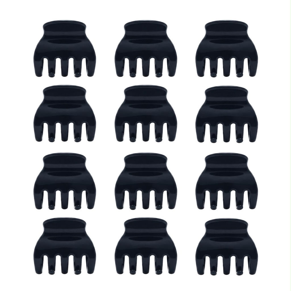 KIT DE GANCHOS NEGROS X12