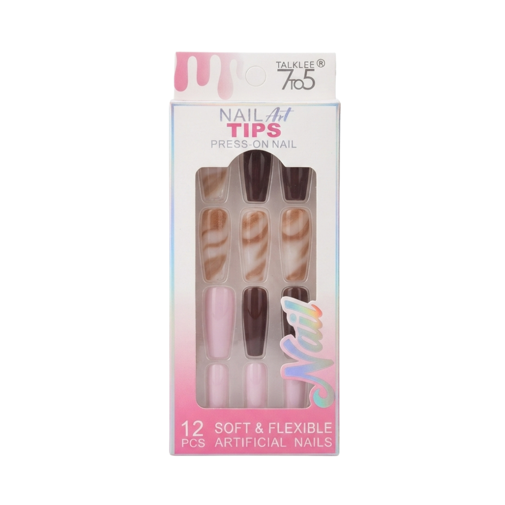 KIT DE UÑAS POSTIZAS X12