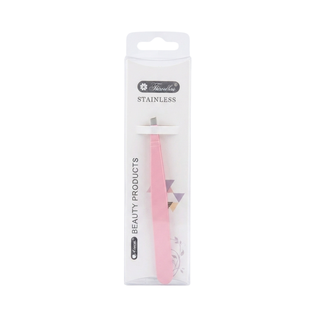 PINZA PARA CEJAS ROSADA