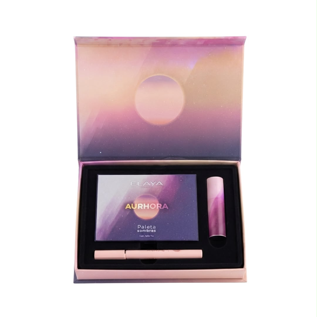 SET DE MAQUILLAJE AURHORA ELAYA BELLEZA