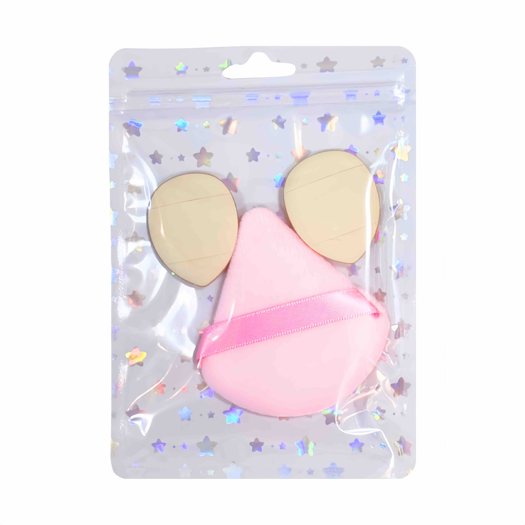 BORLA ATERCIOPELADA PARA POLVO + MINI POMOS