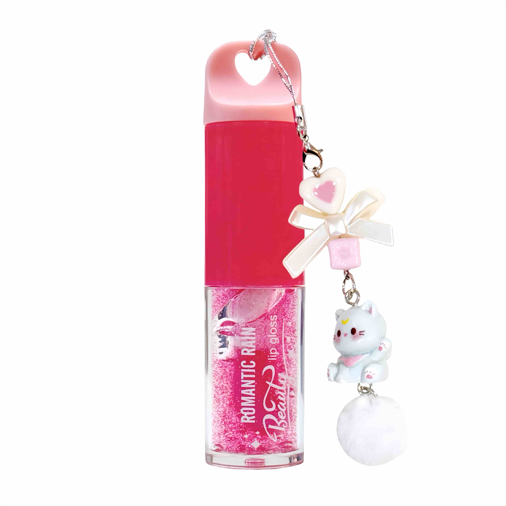 LIP GLOSS CON LLAVERO ROMANTIC RAIN