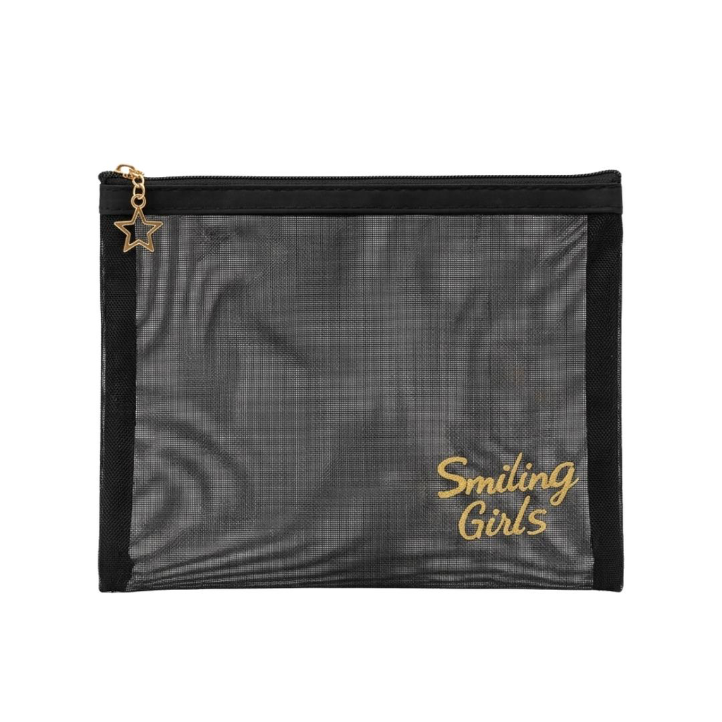 COSMETIQUERA DE MALLA SMILING GIRLS