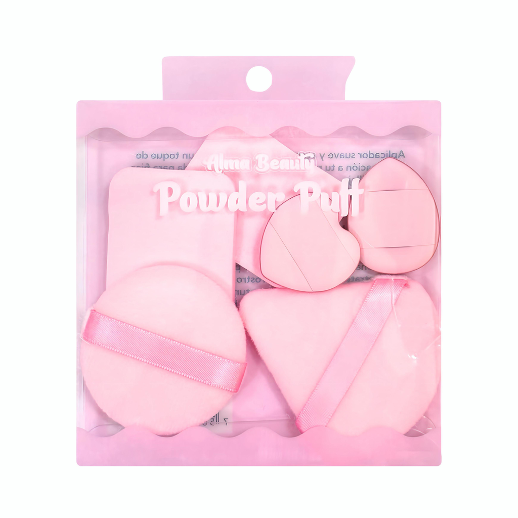 KIT DE BORLAS PARA POLVO X6 UNIDADES ALMA BEAUTY#