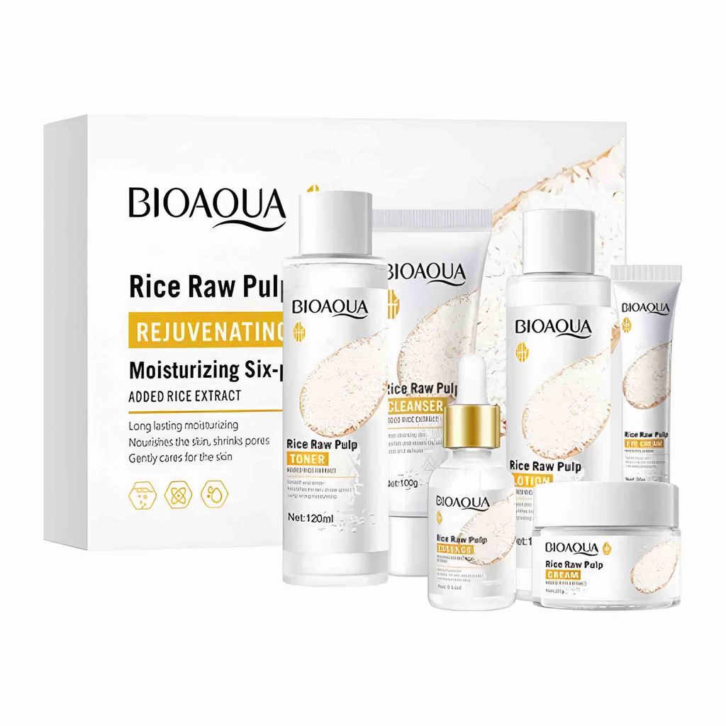 SKIN BOX X6 PRODUCTOS EXTRACTO DE ARROZ BIOAQUA