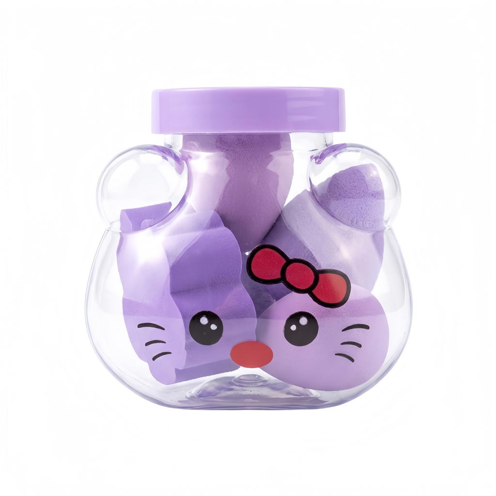 KIT DE MINI-POMOS HELLO KITTY X5 UNIDADES SURTIDAS