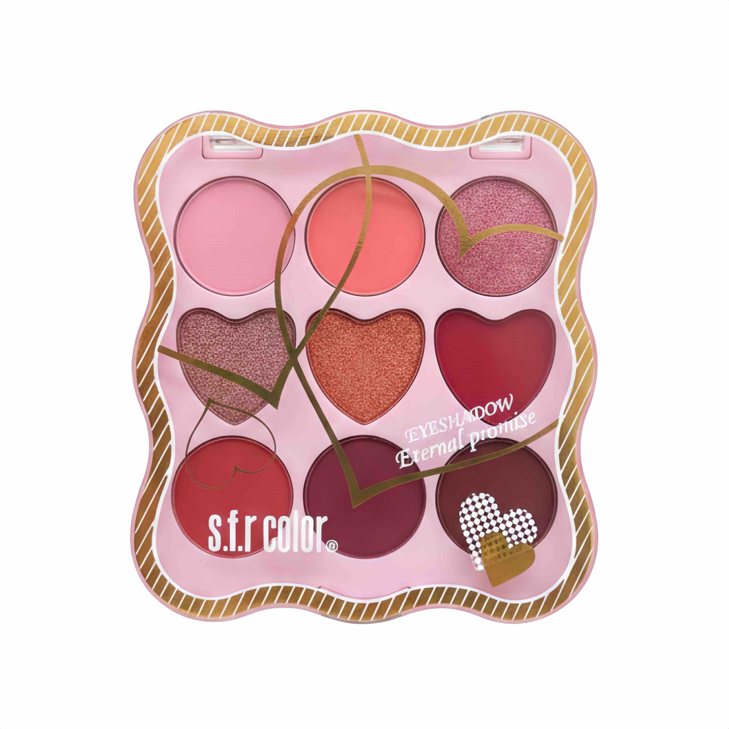 PALETA DE SOMBRAS X9 TONOS S.F.R COLOR