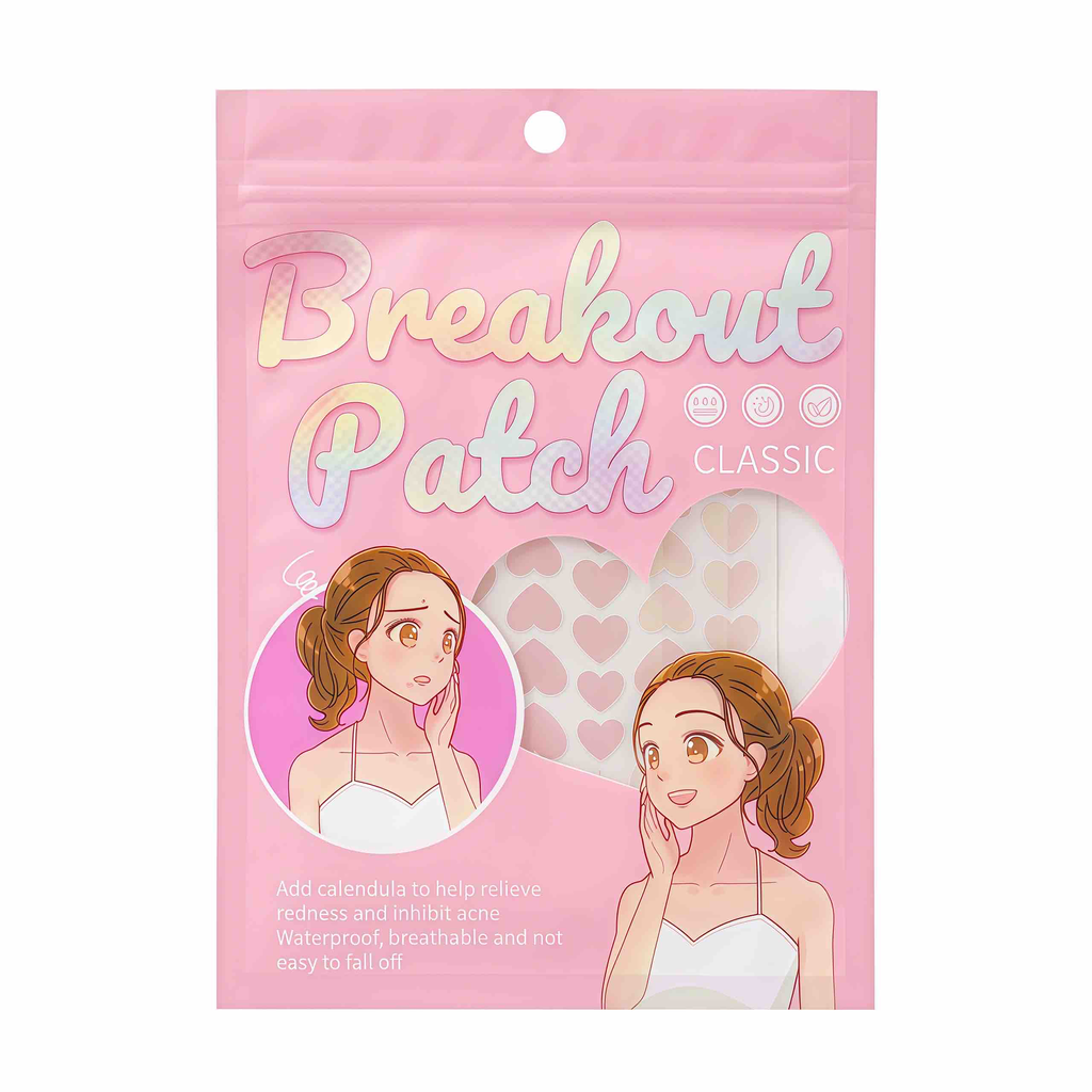 PIMPLE PATCHES EN FORMA DE CORAZONES BREAKOUT PATCH
