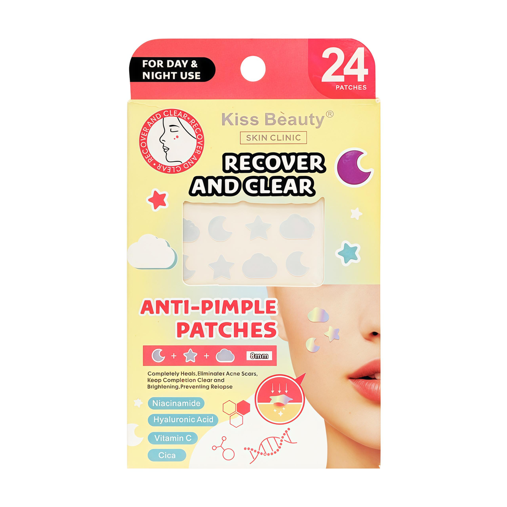 PIMPLE PATCHES DE FIGURAS TORNASOL KISS BEAUTY