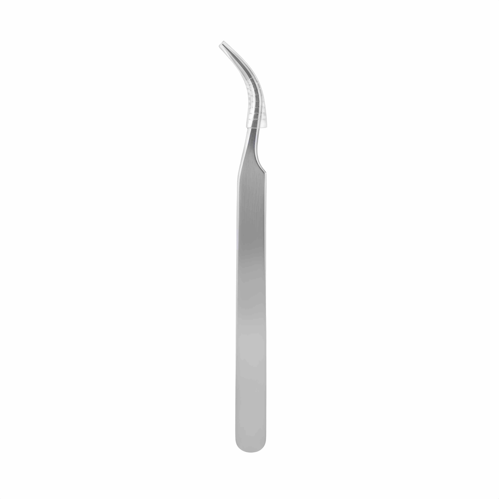 PINZAS PARA EXTENSIONES DE PESTAÑAS PLATEADA