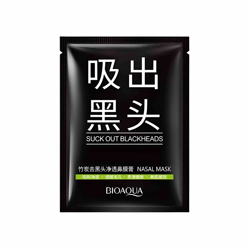 MASCARILLA DE CARBÓN PEEL OFF PARA PUNTOS NEGROS BIOAQUA