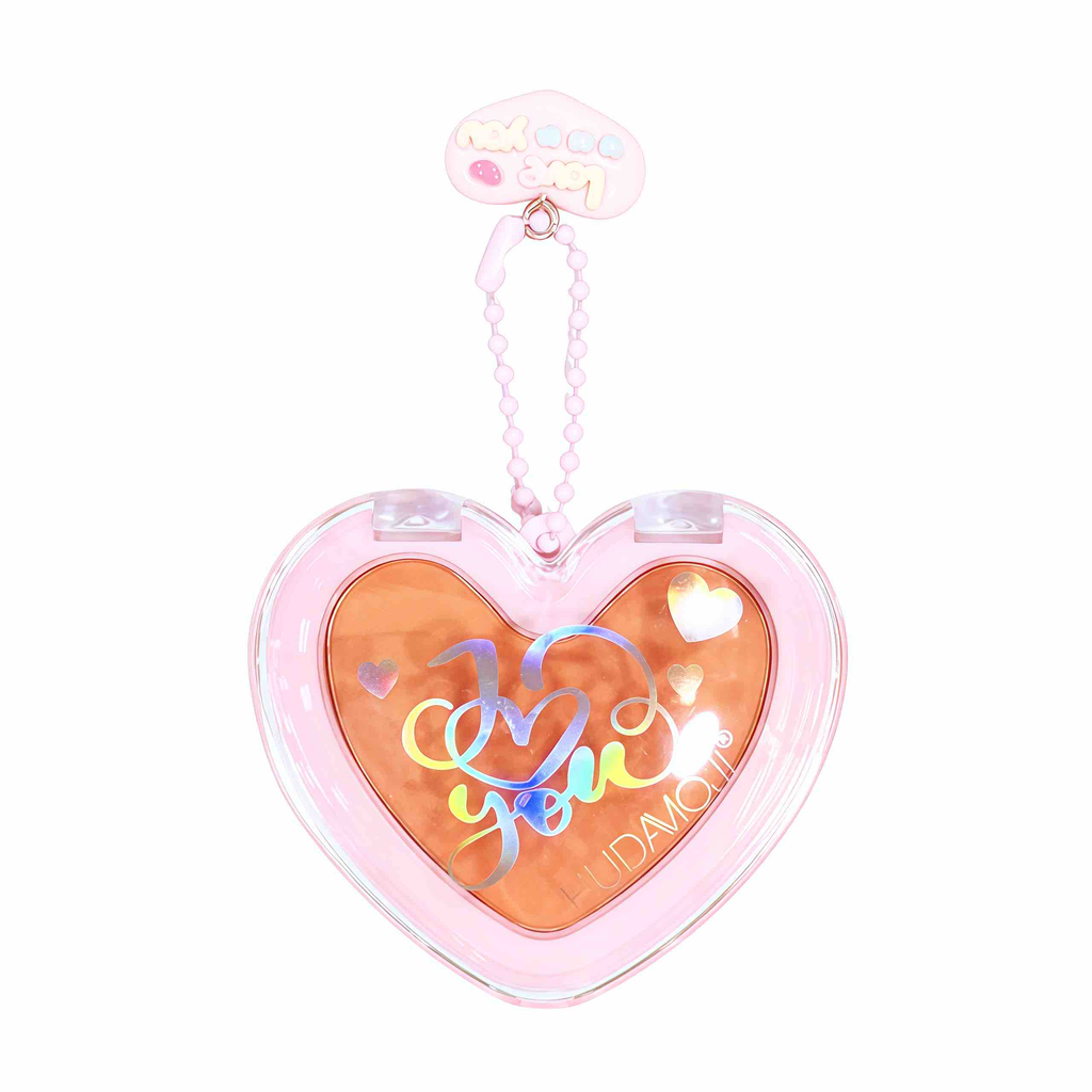 RUBOR COMPACTO CON LLAVERO HUDAVIOJI