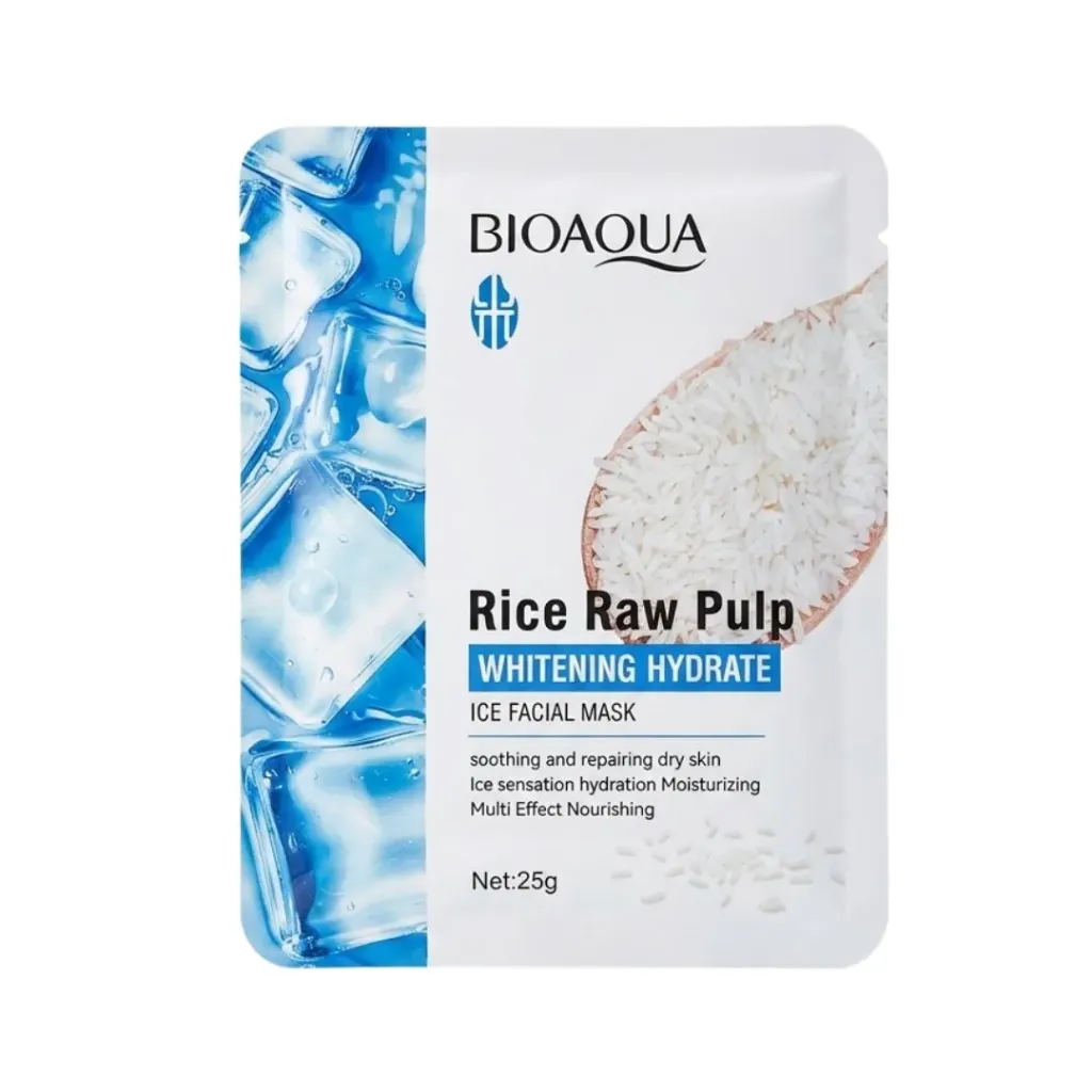 MASCARILLA EN VELO HIELO Y ARROZ BIOAQUA