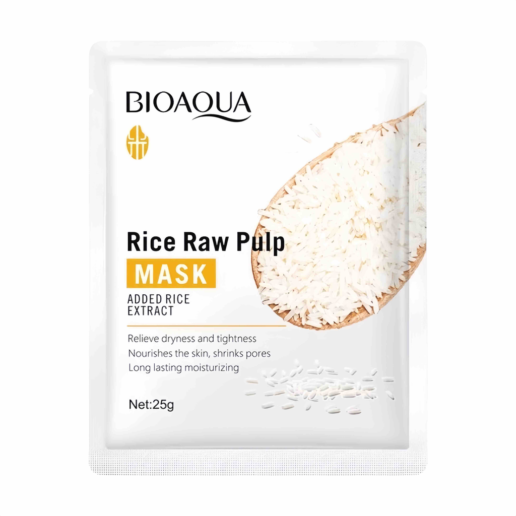 MASCARILLA EN VELO EXTRACTO DE ARROZ BIOAQUA