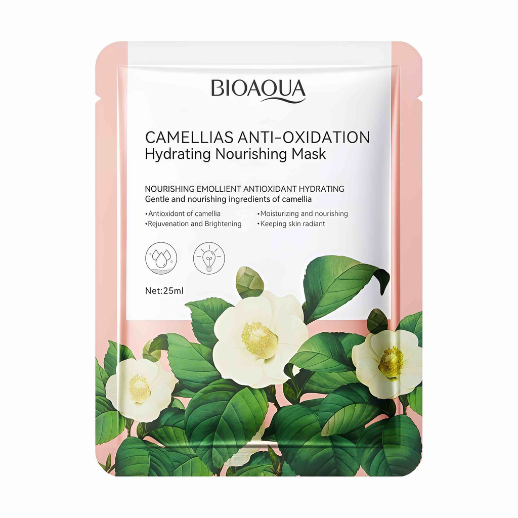 MASCARILLA EN VELO CAMELIAS ANTIOXIDANTES BIOAQUA