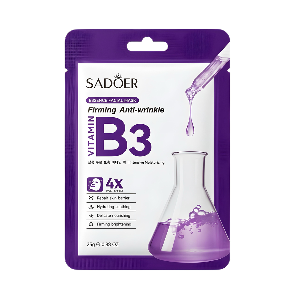 MASCARILLA EN VELO VITAMINA B3 ANTIARRUGAS SADOER