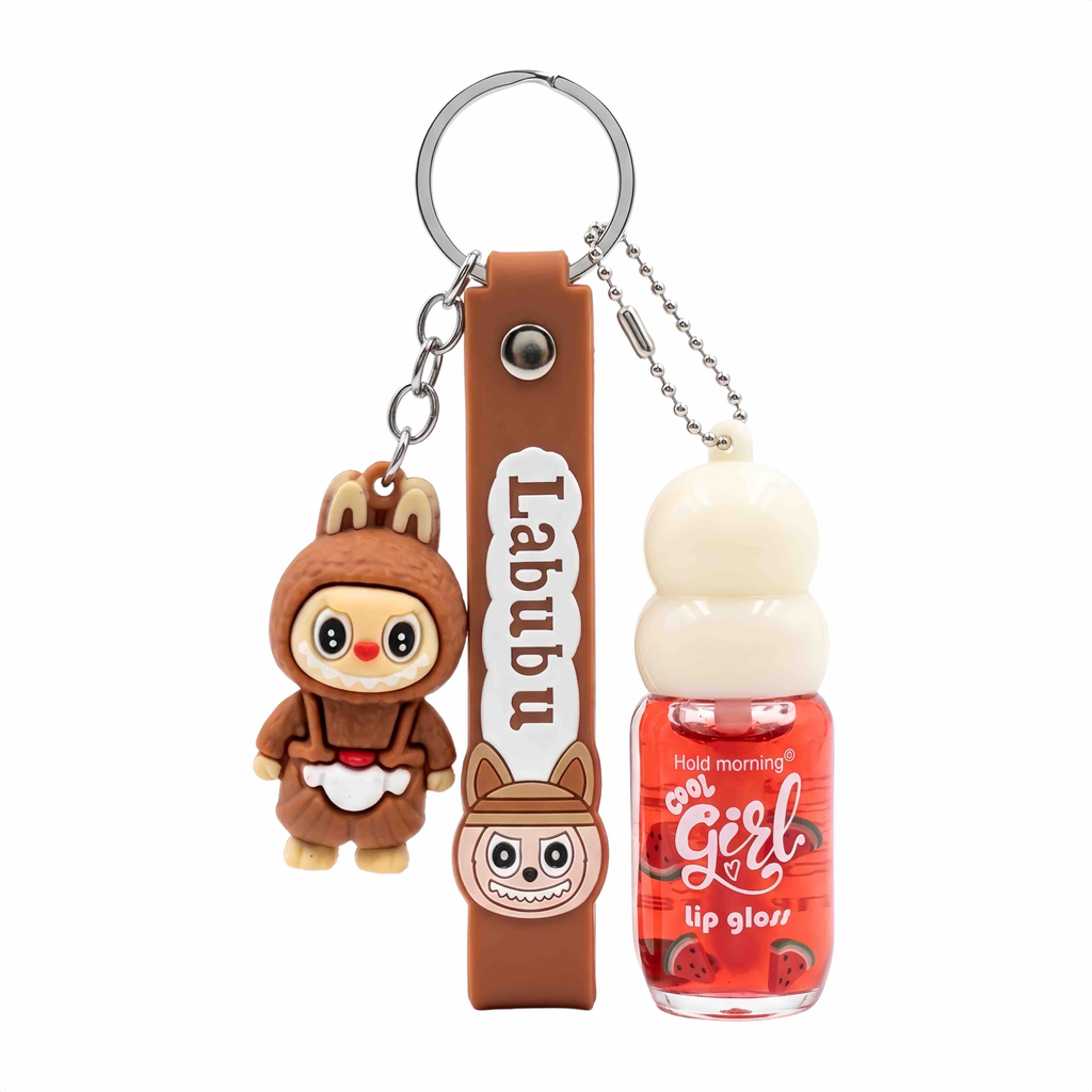 LIP GLOSS CON CHARM LABUBU HOLD MORNING