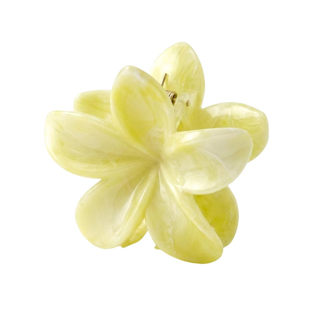 PINZA SUJETADORA FLORAL MARMOLEADA PARA CABELLO